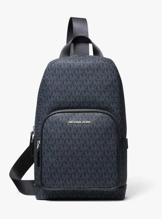 Cooper Logo Sling Pack - Blue - Michael Kors Backpacks