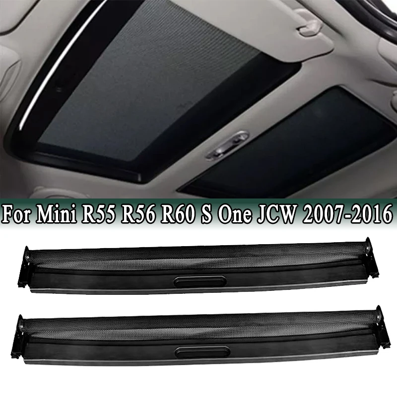 Pour Mini Cooper R55 R56 R60 Clubman Countryman Cooper S One JCW 2007-2016 rideau de toit ouvrant panoramique lucarne couverture de pare-soleil