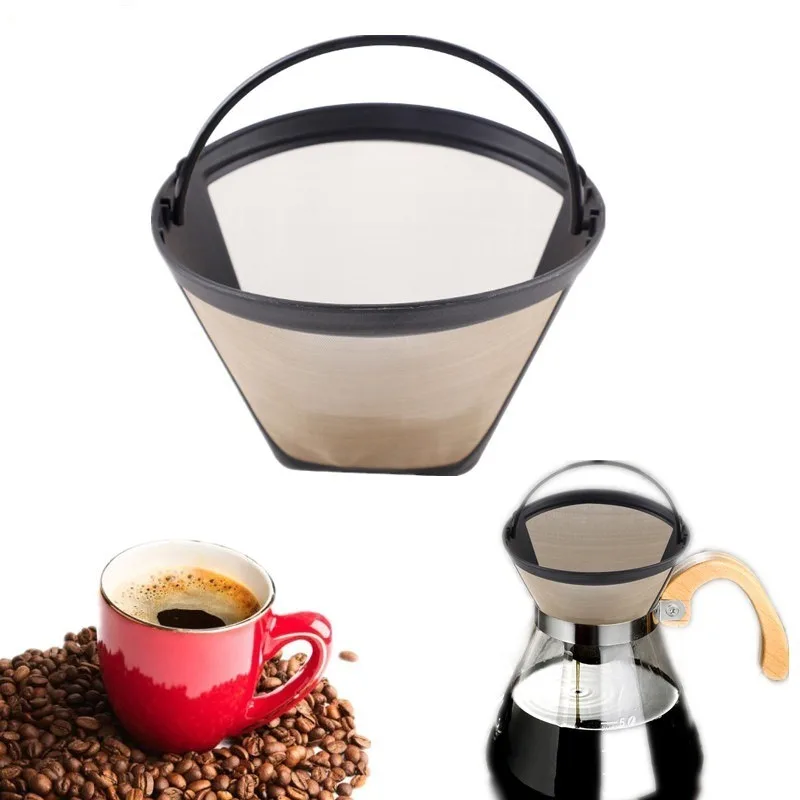 Küche Gadget Kaffeemaschine Sieb Mesh Brewer Werkzeug Kaffee Filter Kaffeemaschine Zubehör Nachfüllbare Korb Tasse Stil Image