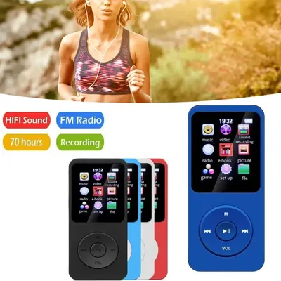 MP3 Player Built-in Speaker HiFi Lossless Music Player Bluetooth-Compatible5.4 Student Walkman