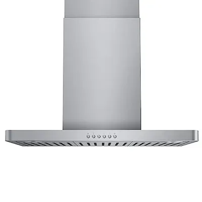 30" Stainless Steel Wall Mount Kitchen Range Hood 900 CFM LED Lights 4-Speed Fan Ultra-thin Body