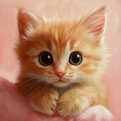 TEMU 1pc Zuoanlf 5d Round Diamond Painting Kit, 20x20cm Acrylic Animal Theme, Diy Cat On Sofa Mosaic Art, Easy Decor Gift Image