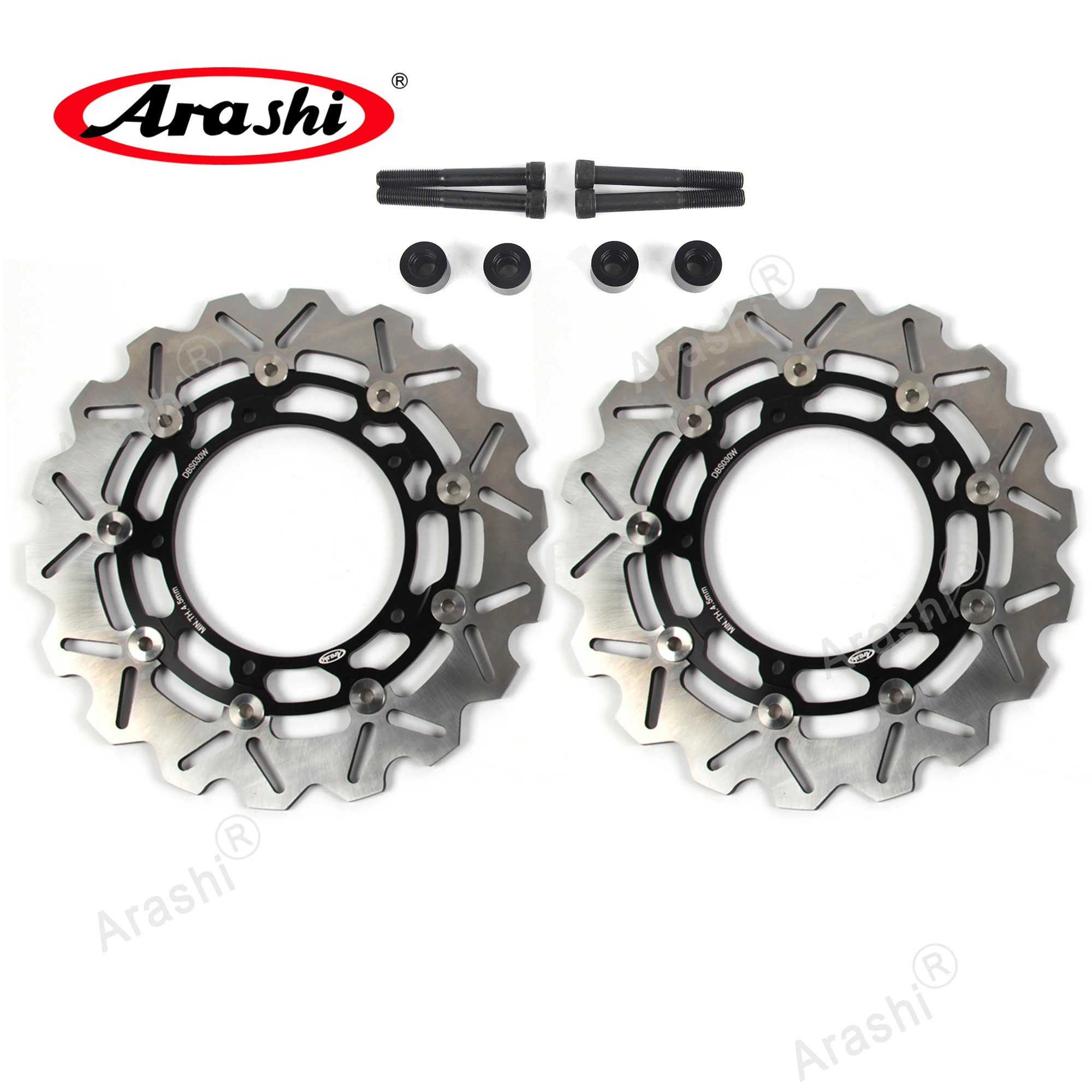 Arashi 298mm Oversize CNC Rotori A Disco Freno Anteriori Per YAMAHA XP TMAX 500 XP500 2004 2005 2006 2007 / T-MAX ABS 530 2012-2019