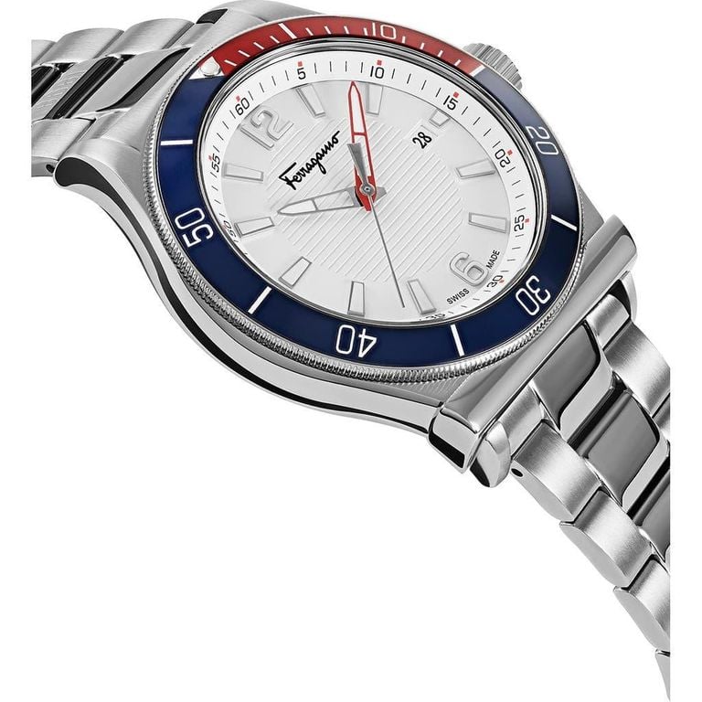 1898 Sport Watch, 44Mm - Blue - Ferragamo Watches