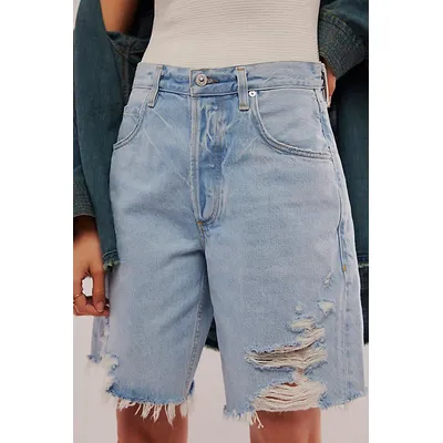 Citizens of Humanity Ayla Shorts at Free People in Starlit, Size: 27