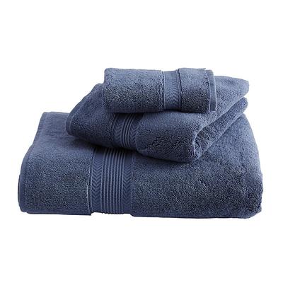 Signature Bath Towels - Indigo, Set/2 Washcloths - Ballard Designs