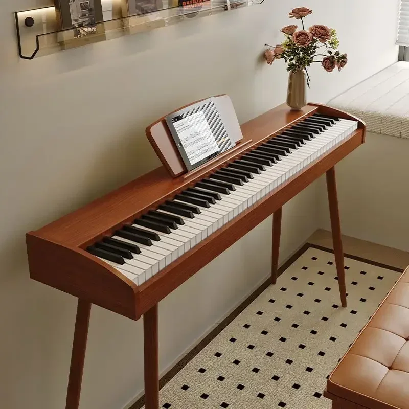 Pianoforte elettronico per adulti Principianti Pianoforte digitale a 88 tasti Tastiera musicale portatile Organo elettronico flessibile professionale per bambini