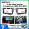 Auto Radio Rahmen Lünette für Seat Leon 2 MK2 2005-2012 Für 9 zoll Multimedia-Player Panel Dash montage Trim Gesicht Rahmen Abdeckung 2Din
