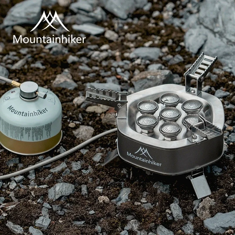 MOUNTAINHIKER Brenner 6800 W 12800 W 18000 W Gasherd Kochgeschirr Tragbarer Ofen Picknick Grillzubehör Outdoor Camping Tourist Image