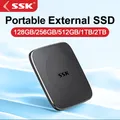 Unità a stato solido esterne SSK Disco rigido portatile da 1 TB 2 TB Disco rigido esterno Tipo C USB3.2 GEN2 Archiviazione esterna per laptop