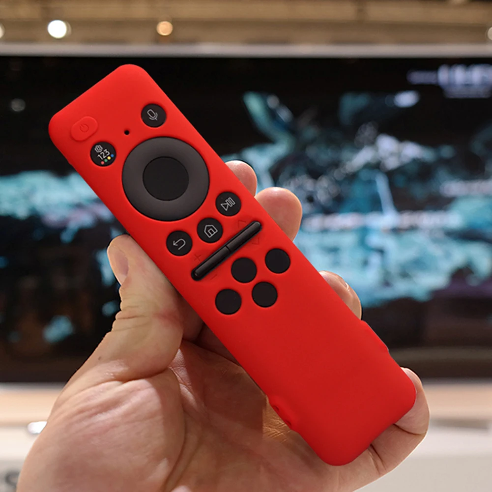 Fernbedienungs-Abdeckungsschutz BN59-01432A 01432B Schutzhülle mit rutschfestem Lanyard für Samsung 8K Neo QLED HDR Smart TV Image