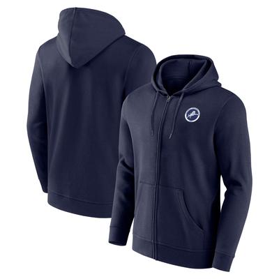 Kapuzenpullover mit durchgehendem Reißverschluss und Millwall-Logo – Marineblau Image