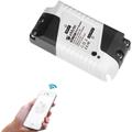 Interruttore WiFi intelligente Mini interruttore relè luce wireless AC 220V App Smart Life timer di