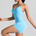 Per donna Canotta elasticizzata Scollo Tondo Leggero Confortevole Traspirante Sportivo Senza Maniche Sostegno leggero Gli sport Tinta unica Canotta Per Allenamento in Palestra Corsa Fitness Taglia