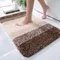 Olanly tapis de salle de bain de luxe tapis de bain antidérapants tapis en peluche résistant à la saleté tapis de bain de toilette tapis de salle de bain absorbant Extra doux