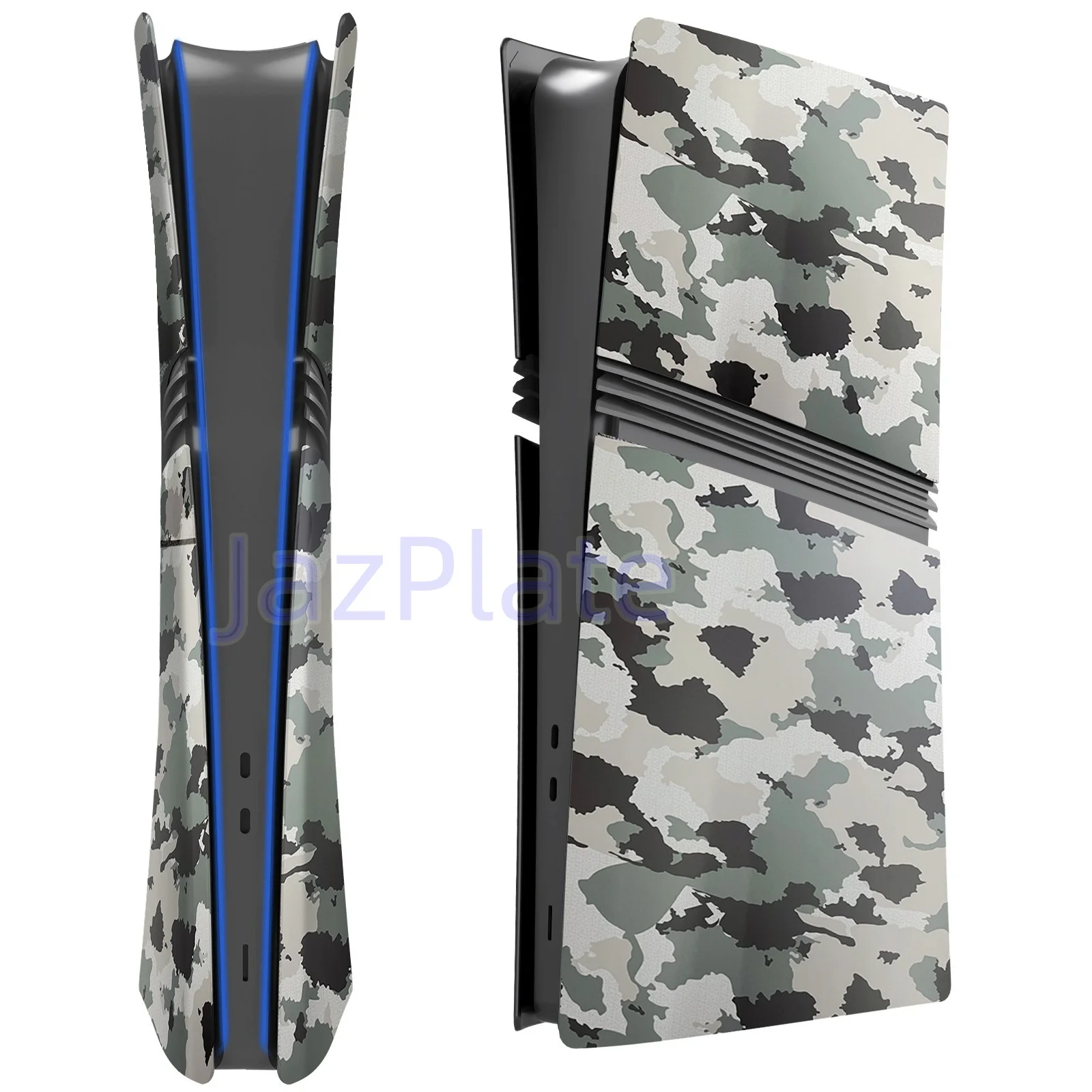 Camouflage-Schutz-Ersatz-Frontplatte für PS5 PRO Digital Edition, ABS-Abdeckung, kompatibles PlayStation5 Pro-Zubehör Image