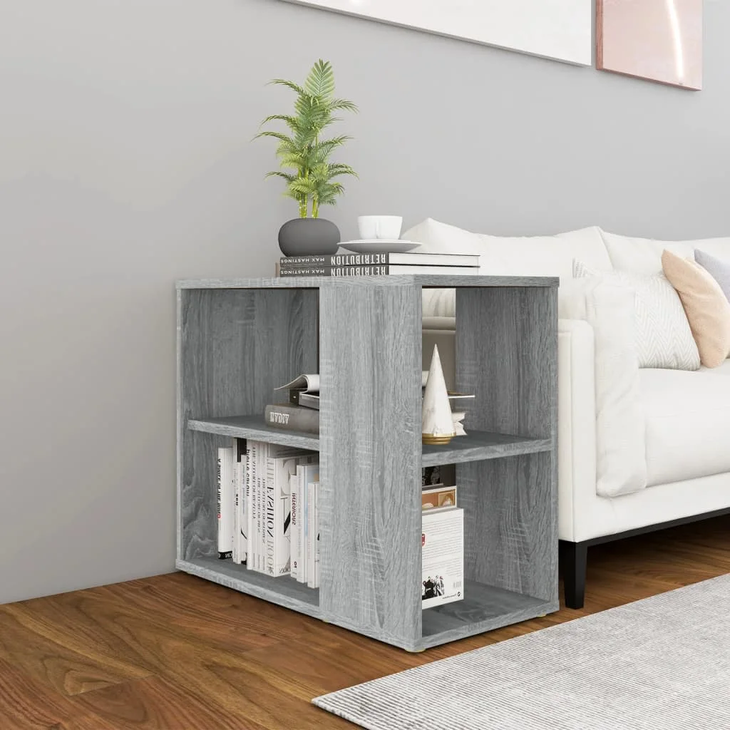 Beistelltisch Grey Sonoma 60x30x50 cm Holzwerkstoff,Esszimmer Küchenschrank Möbel Anrichte Beistelltisch Möbel