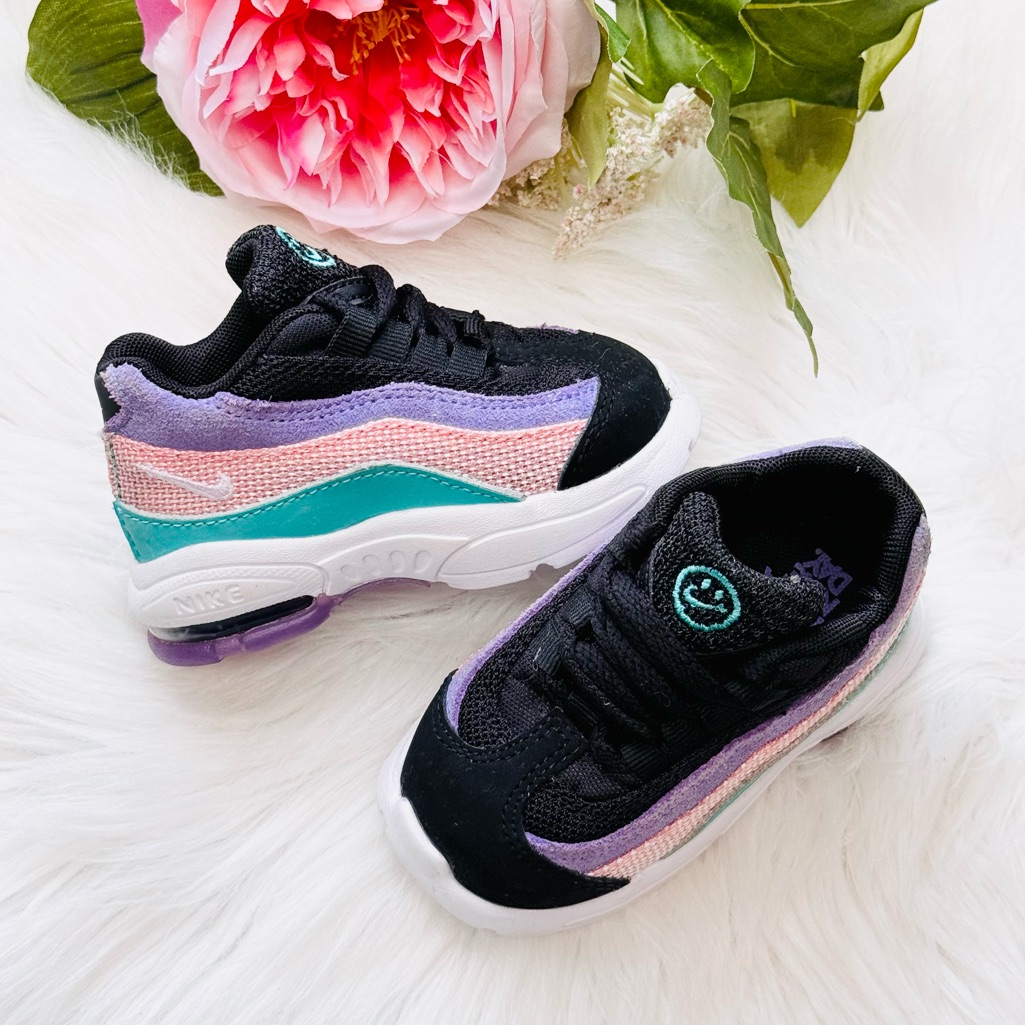 Nike Shoes | Baby/Toddler Nike Air Max 95 | Have A Nike Day Sneakers | Color: Black/Purple | Size: 4bb
