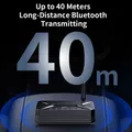 Trasmettitore audio Bluetooth Adattatore wireless Bluetooth 5.0 HD a bassa latenza Jack AUX da 3,5 mm RCA USB per cuffie per computer TV