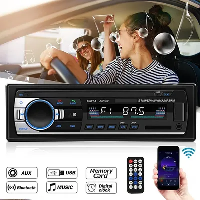 12/24V 60W Auto MP3 Player Stereo Bluetooth Audio Radio Auto Lkw USB Bluetooth Freisprechen Anruf Auto USB Karte Einsatz MP3 Radio Kit