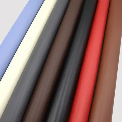 Faux Leather Vinyl Leather Fabric by Soft PU Faux Synthetic Pleather Fabric for Sofa Bags Chairs Car Seats Upholstery DIY Crafts