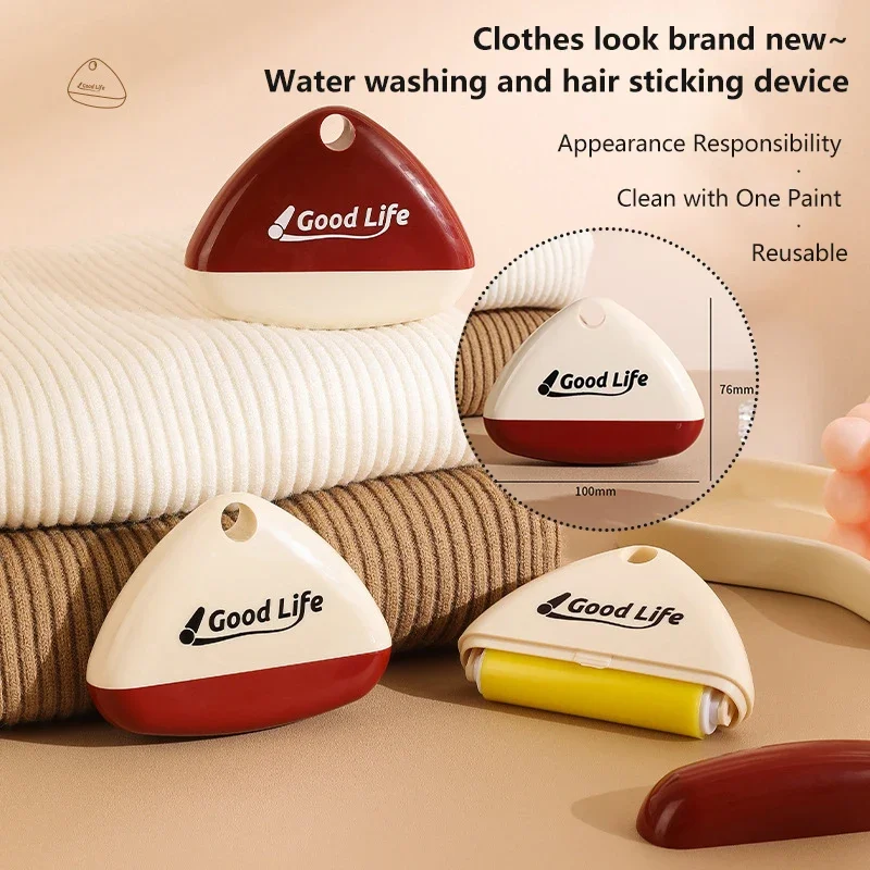 Tragbare Mini Lint Roller Waschbar Lint Remover Wiederverwendbare Pet Haar Entferner Pinsel Für Pullover Wolle Mantel Kleidung Pelz Reinigung Werkzeuge Image