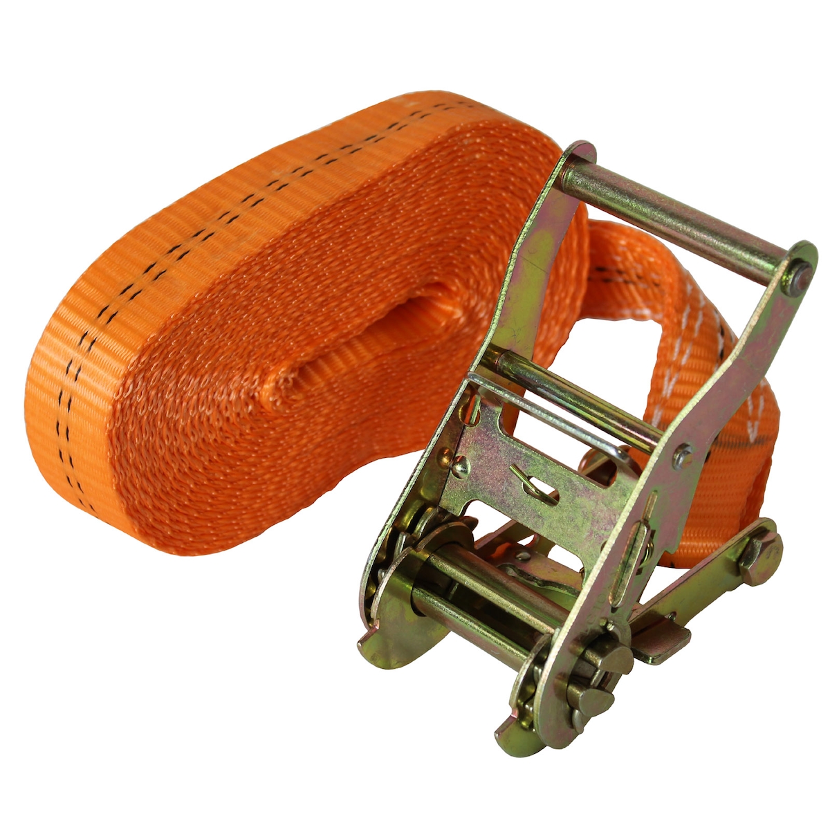 Baumarktplus Profi Ratschen Spanngurt Spanngurte Zurrgurt 1-tlg 6m 2t 2to 2000kg TÜV/GS ORANGE Image