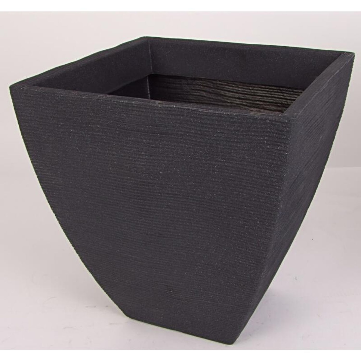 Pflanzkübel anthrazit Blumenkübel Rillentopf Pflanztopf Blumentopf Übertopf Image