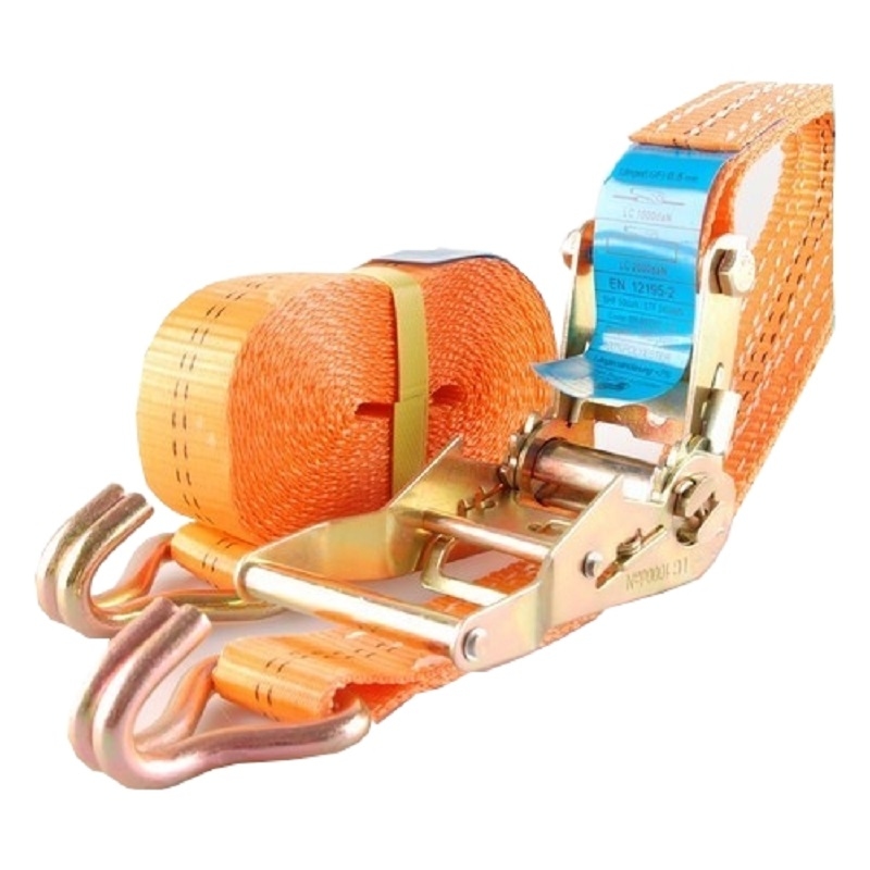 Baumarktplus Ratschen Spanngurt Spanngurte Zurrgurt 2-tlg 5m 2t 2to 2000kg TÜV/GS ORANGE Image