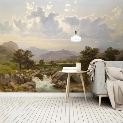 Benutzer definierte 3d Wandbild Wald Natur Tapete Schlafzimmer TV Hintergrund Landschaft Foto Kunst Image