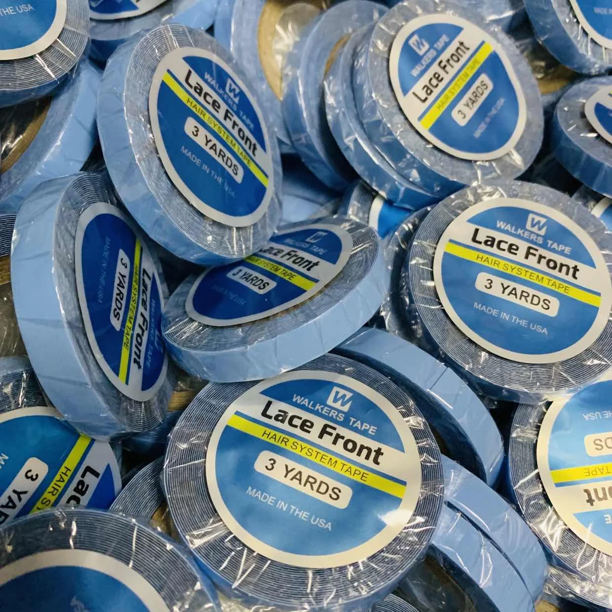 BOYMIA Großhandel 10PCS 3YARDS 0,8 cm WALKERS TAPE Lace Front Hair SystemTape Extension Ultra Hold Walker Tape Doppelperückenkleber Image