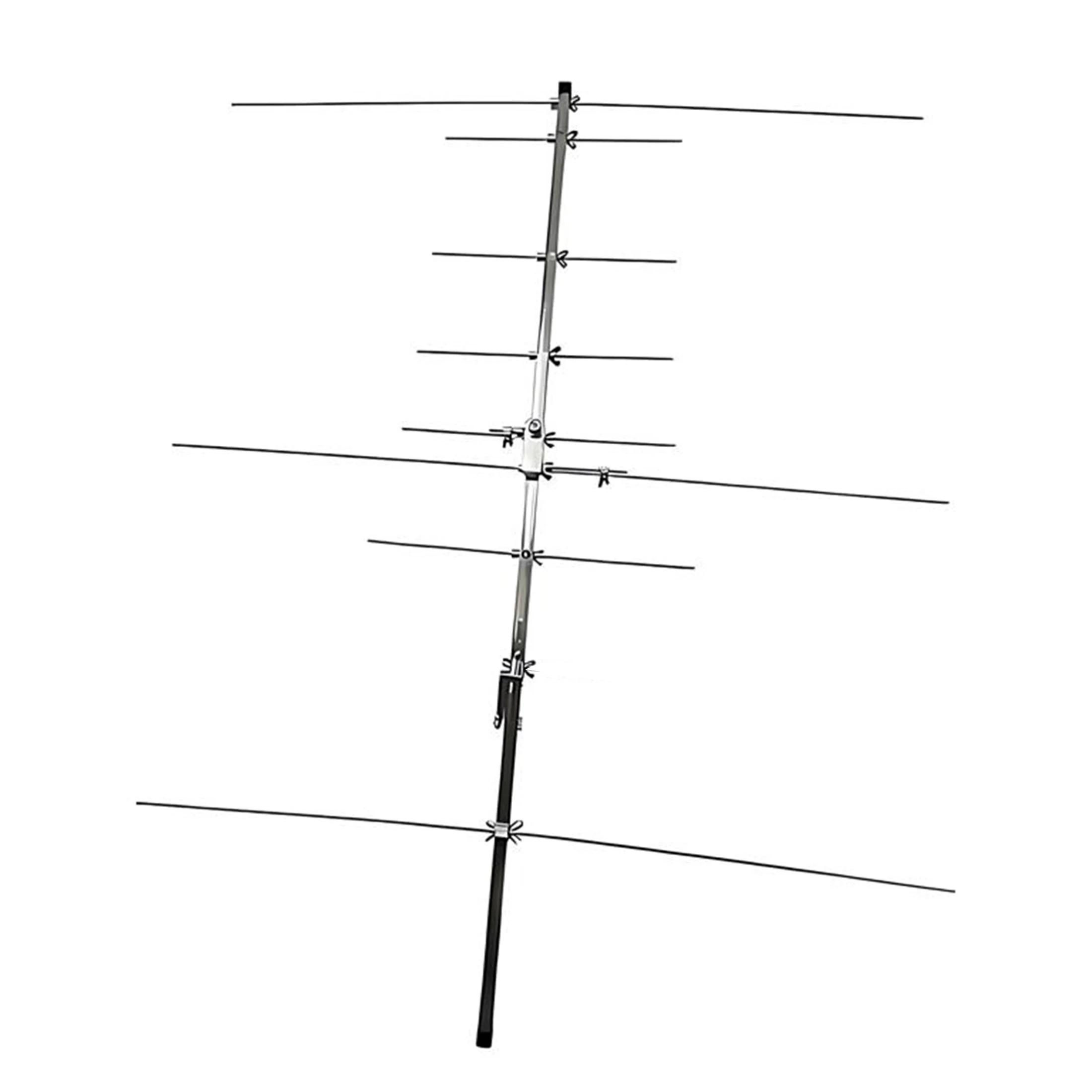 Zweiband-VHF/UHF-Yagi-Antenne mit 8 Elementen, Outdoor-Dachlösung für Yaesu, Motorola, Kenwood und Midland-Radios Image