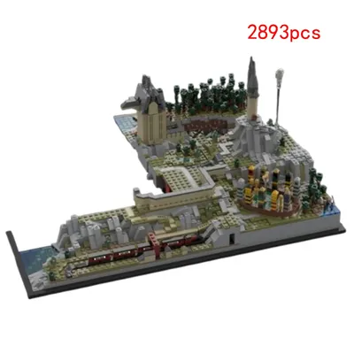 Spot MOC- 161358 Architektur Schloss und Boden Erweiterungspaket Kleine Partikel Montage Bausteine Image