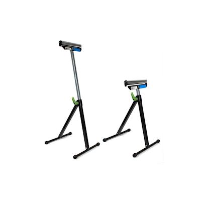 Baumarktplus 2x Rollenbock 90 kg höhenverstellbar bis 109cm 30 cm Rollenbreite klappbar Schnellverschluss Image