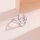 Skyrim Witchcraft Witch Knot Clear Zircon Round Ring Stainless Steel Gold Color Adjustable Finger Rings Vintage Amulet Jewelry