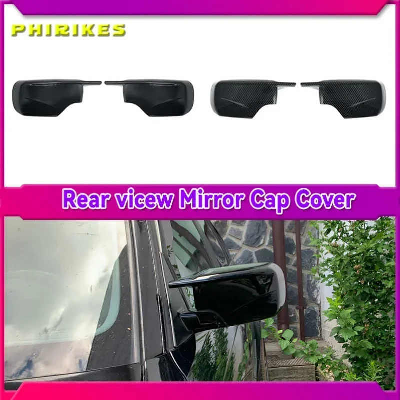 Rückspiegelabdeckungen im M4-Stil, Seitenspiegelkappen für BMW E46 E39 Limousine Touring 1998 1999, 2000–2005 51168238375 51168238376