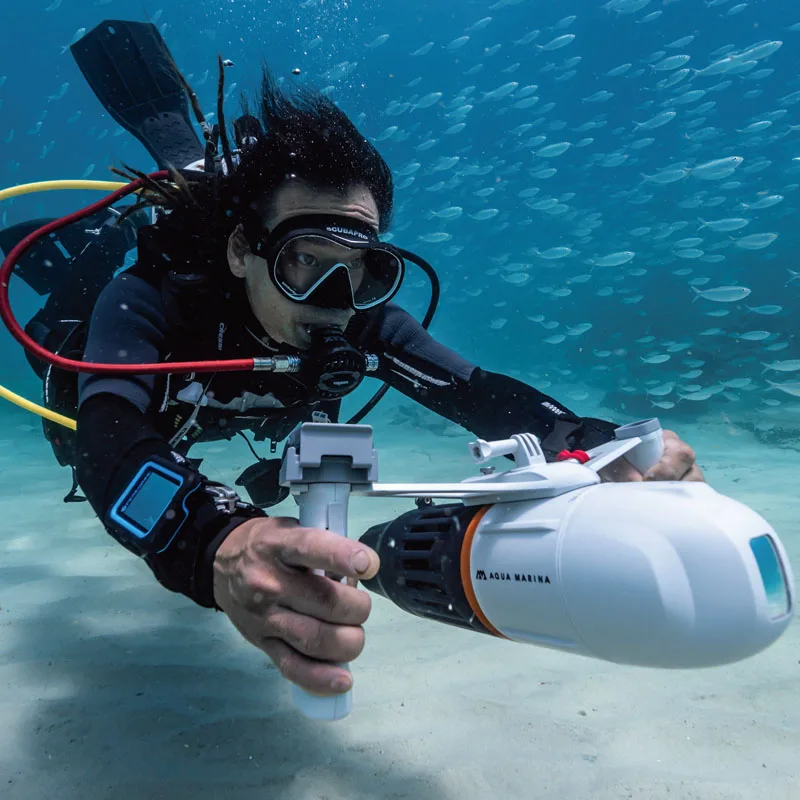 AQUA MARINA BLUEDRIVE X/ X Pro POWER FIN Elektromotor SUP Stand Up Paddle Board Kajakpropeller Schnorchel/Scuba-Dive Image