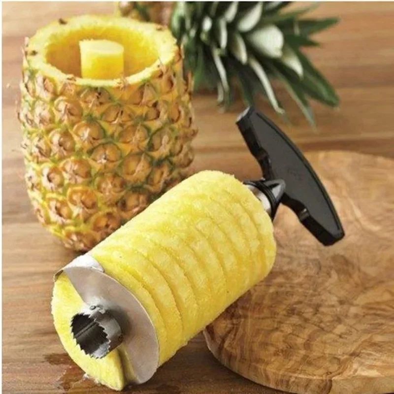 Ananas schneider Schäler Cutter Parer Messer Edelstahl Küche Obst Werkzeuge Kochute nsilien Küchen zubehör Küchen helfer Image
