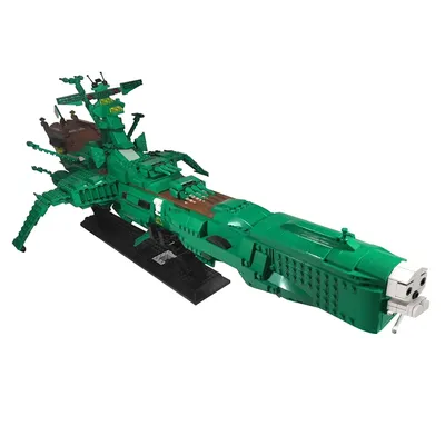 2469PCS Kapitän Harlock Arcadia Atlantis Bausteine Montage Raum Serie Ziegel Spielzeug Freunde Familie Urlaub Geschenke Image