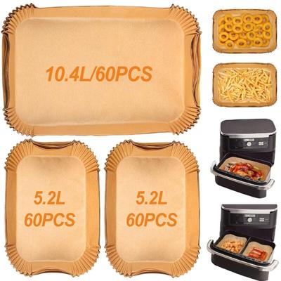 Lablanc - 180 Stück Ninja-Luftfritteuse-Backpapier 10,4 l und 5,2 l, Backpapier für Ninja Foodi