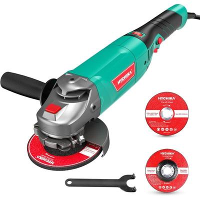 Hychika Winkelschleifer 1200 W, 3000-10000 U/min mit 6 Geschwindigkeiten, ideal zum Schleifen und Image