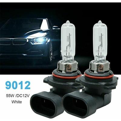 2 Stück 9012 HIR2 PX22D Autoscheinwerfer 12 V 55 W Klarer Halogen-Projektorlampen-Ersatz,