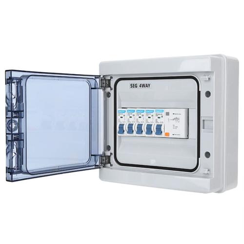 Leitungsschutzschalter, 4-Wege Sicherungsautomat, IP65 Wasserdichter Schutzschalter, 63A 30mA rcd +