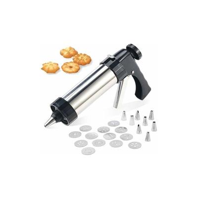 Churros-Maschine, Churros-Gerät, professionelle Edelstahl-Gebäckspritze, Kekspresse, Gebäckpistole Image