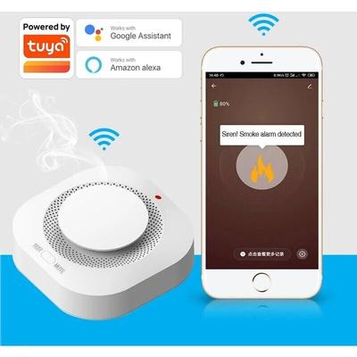 Home Rauchmelder Tuya Rauchmelder Smart WiFi Tuya Feueralarm - Tigrezy Image