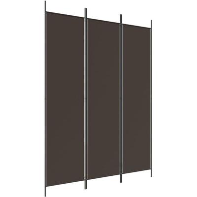 Vidaxl - 3-tlg. Paravent Braun 150x200 cm Stoff 93737 Image