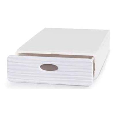 Qbox Weiße Aufbewahrungsbox 28x40xH9 cm Image