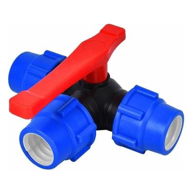 Jalleria - Absperrkugelhahn, 32-mm-Dreiwege-Kugelhahn, Schnellanschluss, PVC-PE-Rohr, Image