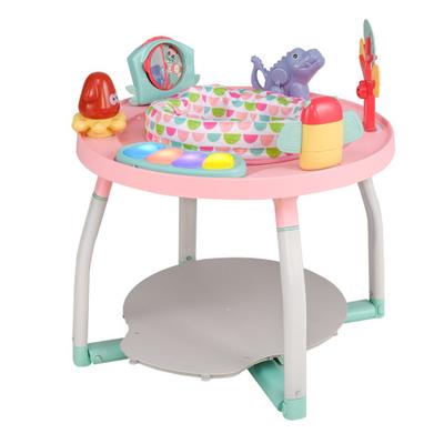 Costway 5-in-1 Baby Activity Center Interactive Bounce Seat with Removable Toys-Pink