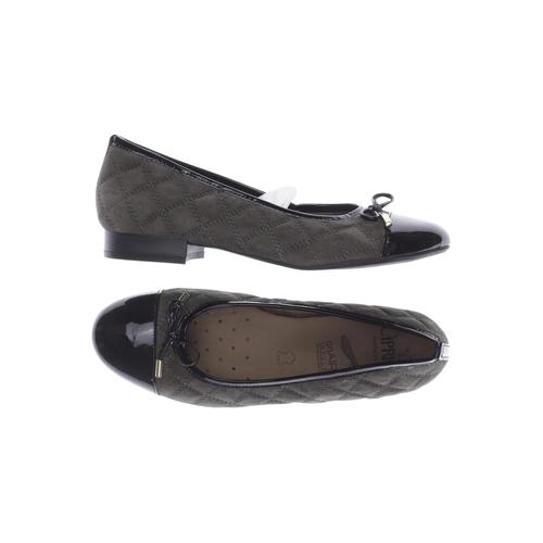 Caprice Damen Ballerinas, Gr. 5, grün, Leder